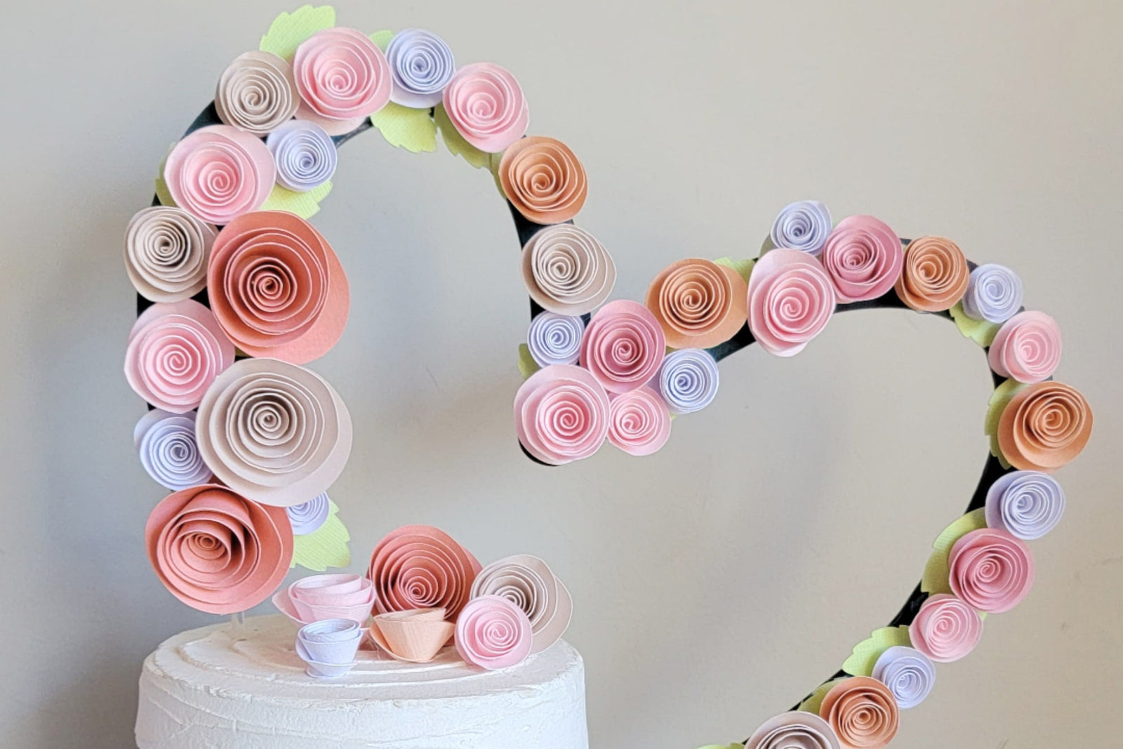 DIY Wedding Cake Topper
