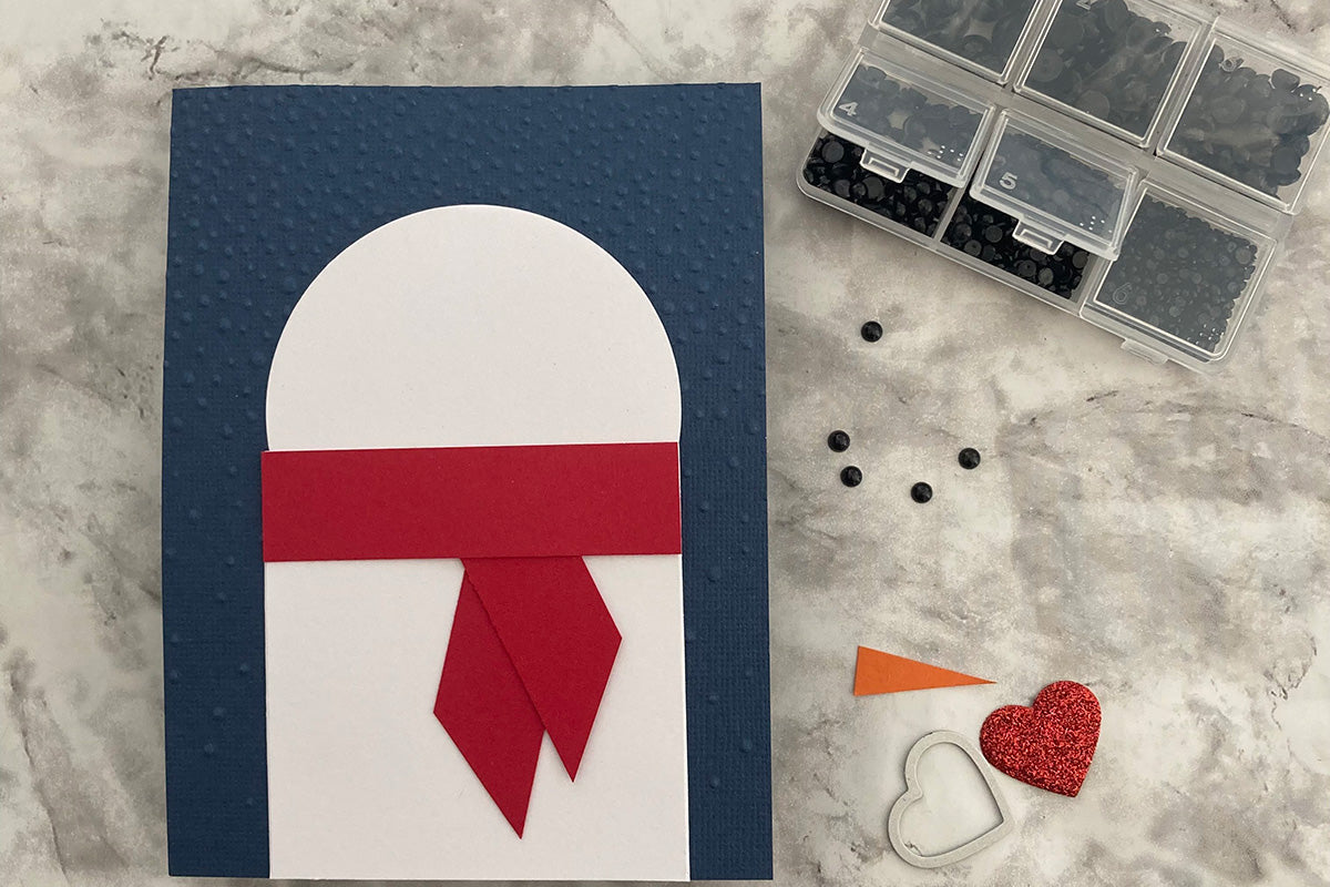Easy Handmade Winter Card With Basic Shape Dies – The 12x12 Cardstock Shop