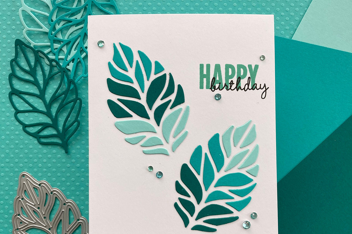 Using Cardstock Scraps from Die Cuts