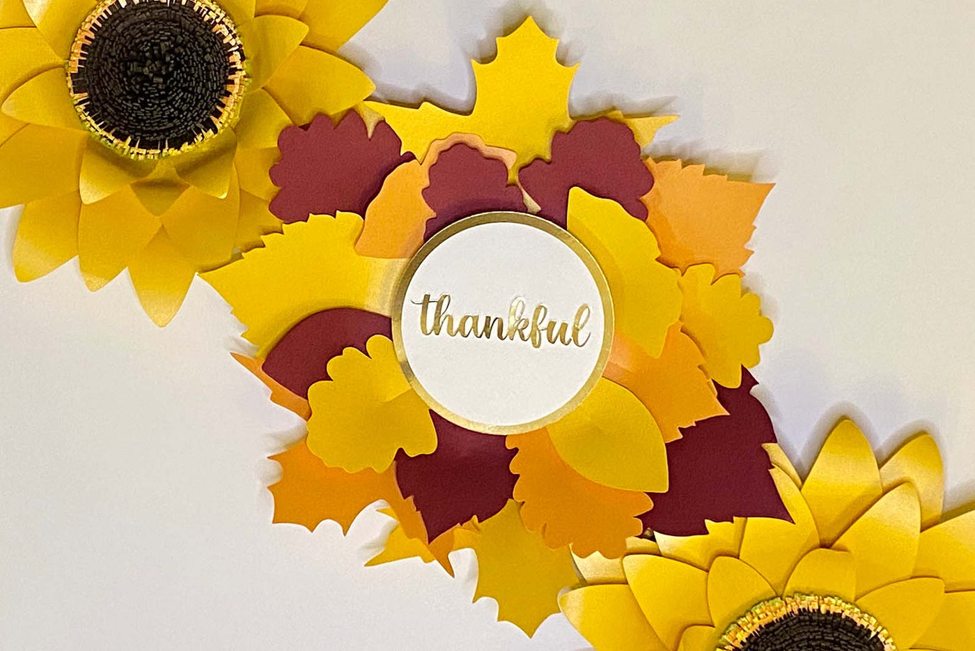 Autumn Leaf Thanksgiving Centerpiece Craft