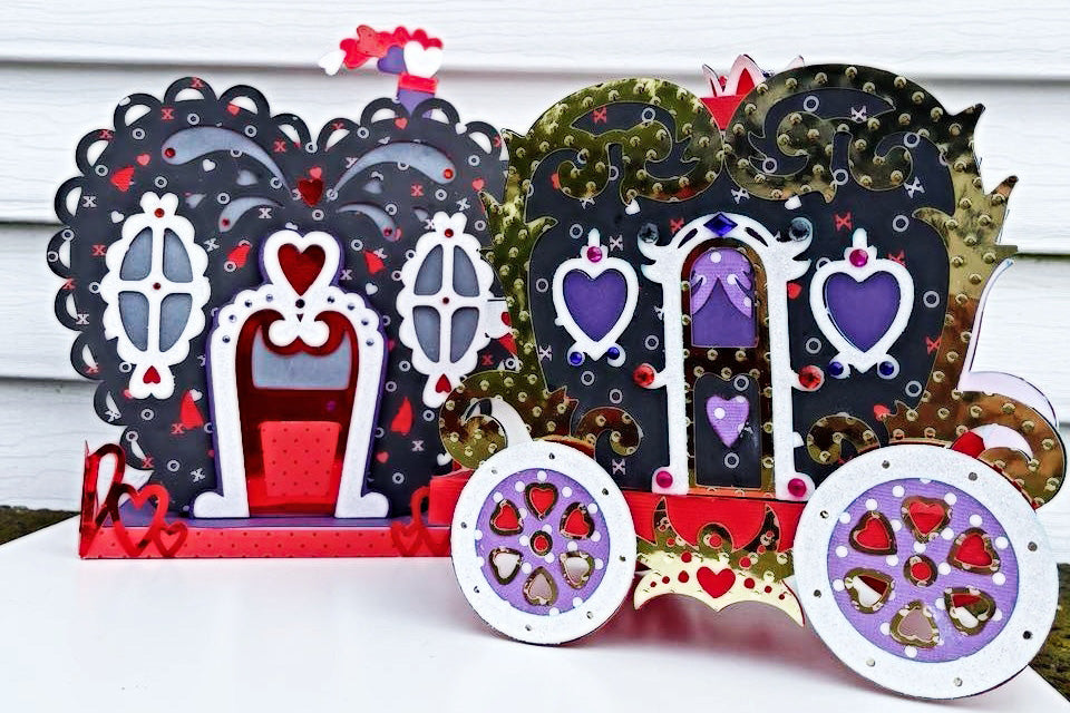 How Clean Adhesive Off Foil Cardstock + A Valentine Project
