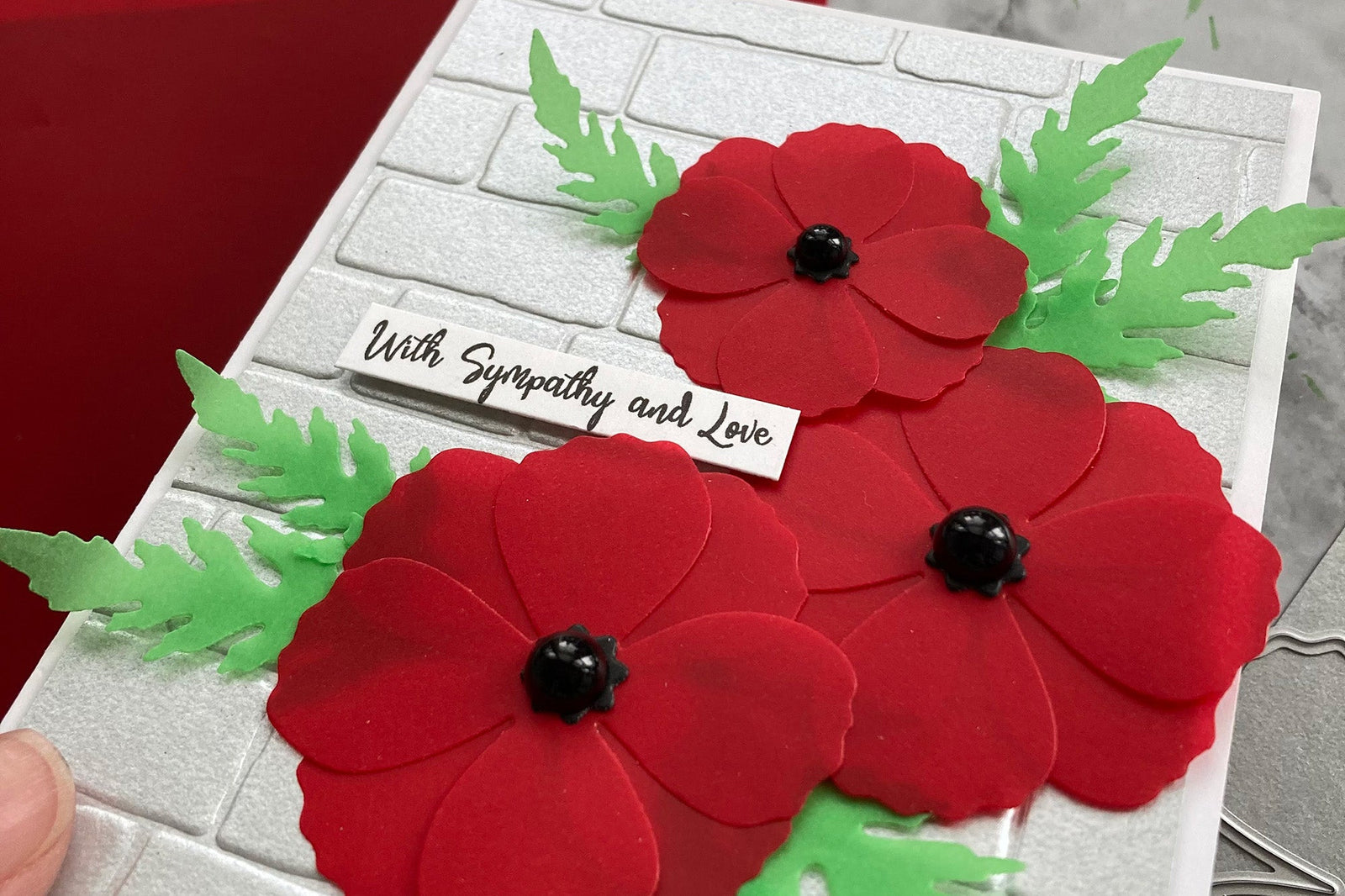 Colored Vellum on Handmade Cards