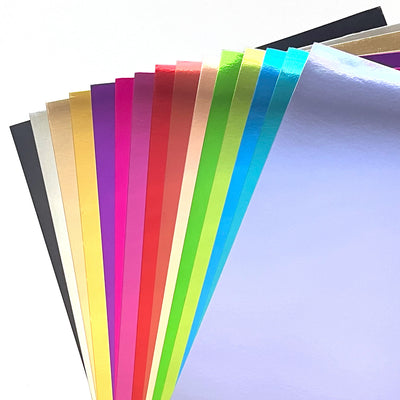 mirror foil cardstock