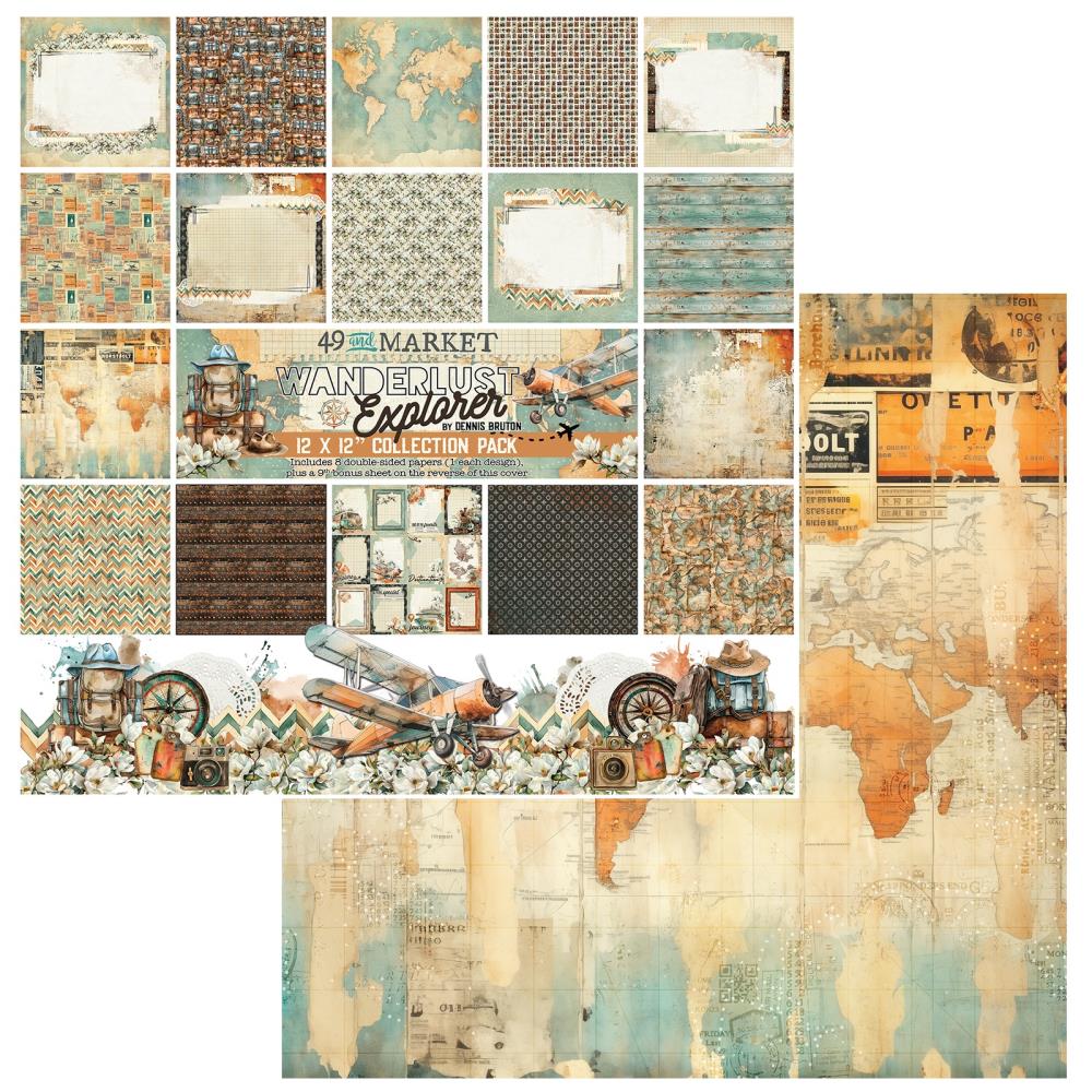 WANDERLUST 12X12 Collection Kit - 49 AND MARKET