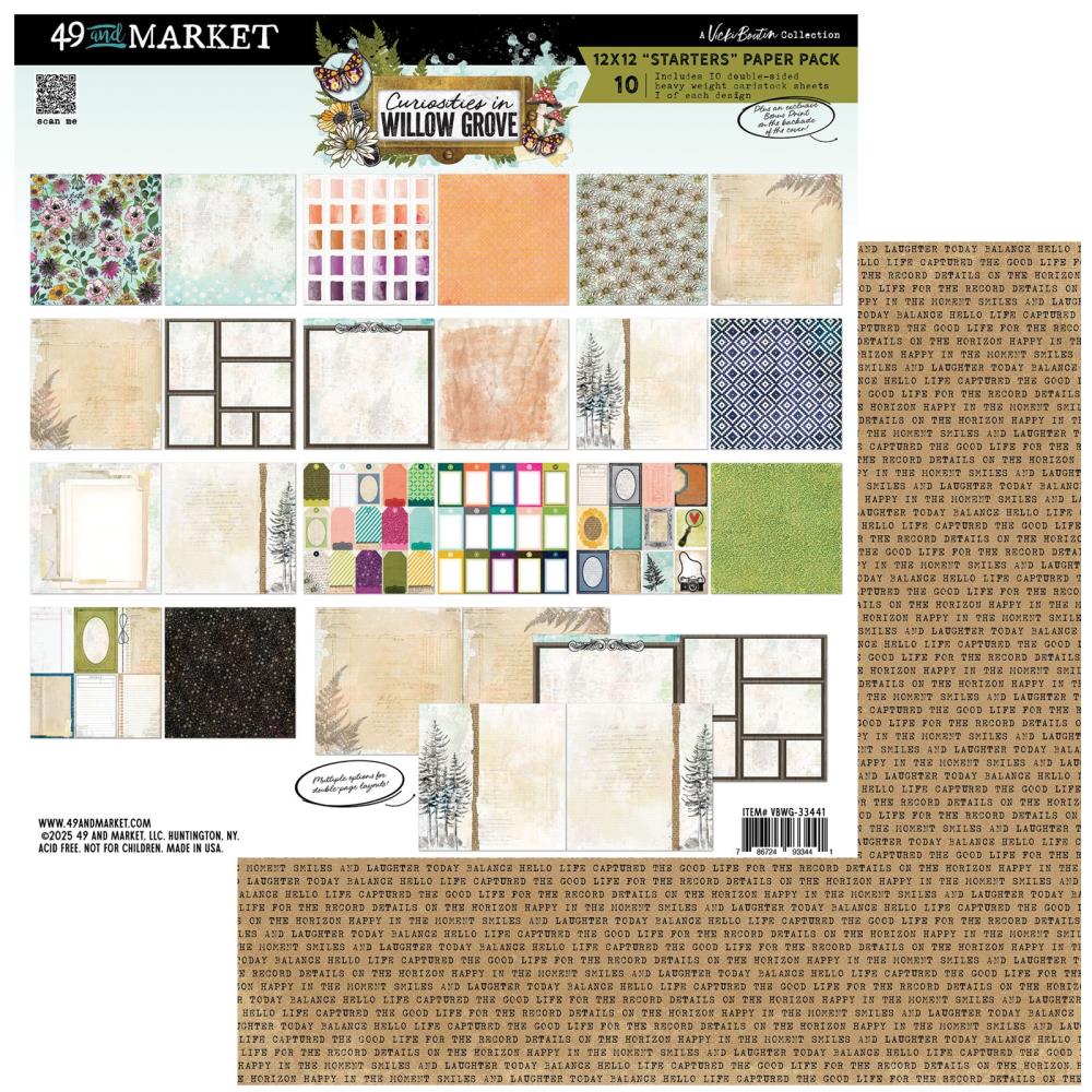 STARTER'S PAPER PACK 12X12 Collection Kit - 49 AND MARKET