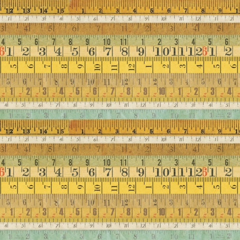 SIMPLE VINTAGE BERRY FIELDS 2X2/3X4 ELEMENTS - 12x12 Double-Sided Patterned Paper - Simple Stories