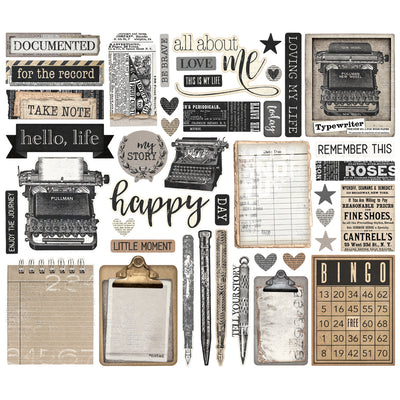 SIMPLE VINTAGE ESSENTIALS TAKE NOTE Bits & Pieces - Simple Stories