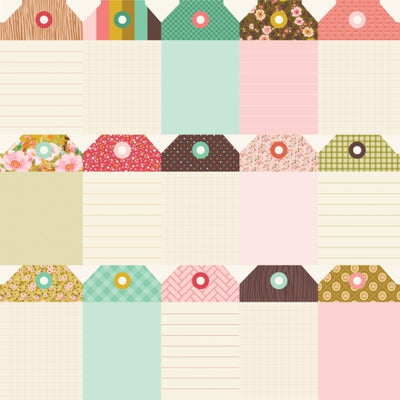 WHAT'S COOKIN' TAG ELEMENTS - 12x12 Double-Sided Patterned Paper - Simple Stories