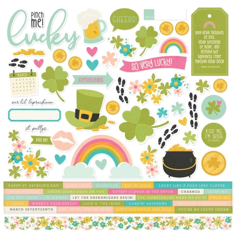 ST. PATRICK'S DAY - 12x12 Element Sticker - Simple Stories