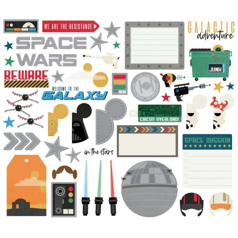 SAY CHEESE GALAXY Bits & Pieces - Simple Stories