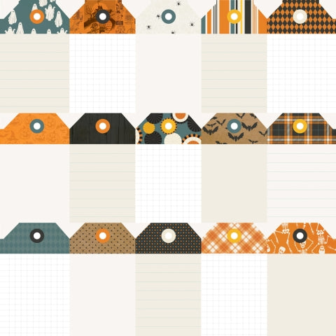 SCARY STORIES TAG ELEMENTS - 12x12 Double-Sided Patterned Paper - Simple Stories