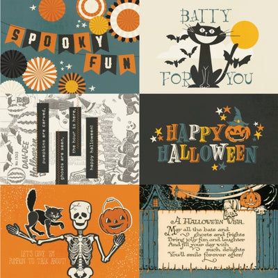 SCARY STORIES 4X6 JOURNAL ELEMENTS - 12x12 Double-Sided Patterned Paper - Simple Stories