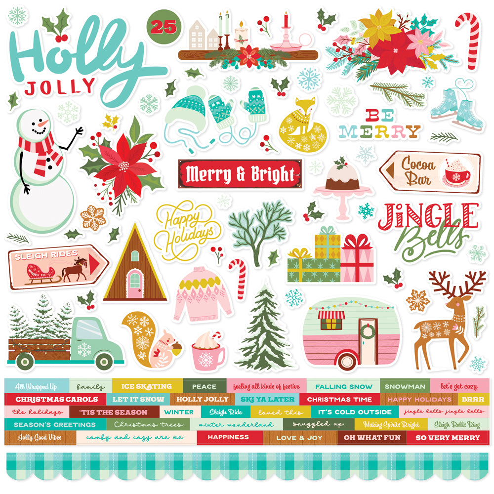 SNOW PINE LODGE Collection Kit - Simple Stories
