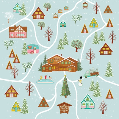 SNOWFLAKE WISHES - 12x12 Double-Sided Patterned Paper - Simple Stories