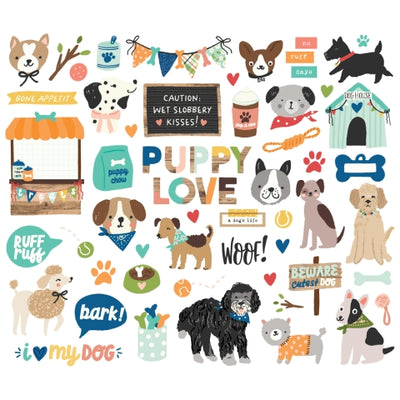 FUR BABY DOG Bits & Pieces - Simple Stories