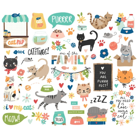 FUR BABY CAT Bits & Pieces - Simple Stories