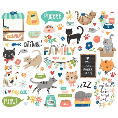 FUR BABY CAT Bits & Pieces - Simple Stories
