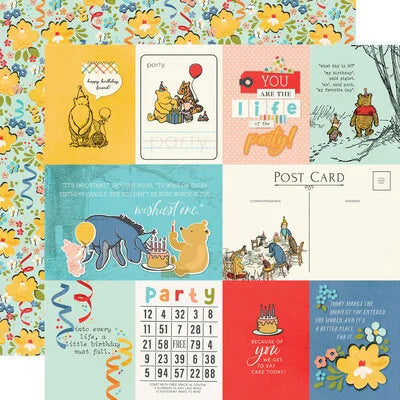 SAY CHEESE CLASSIC POOH BIRTHDAY Collection Kit - Simple Stories
