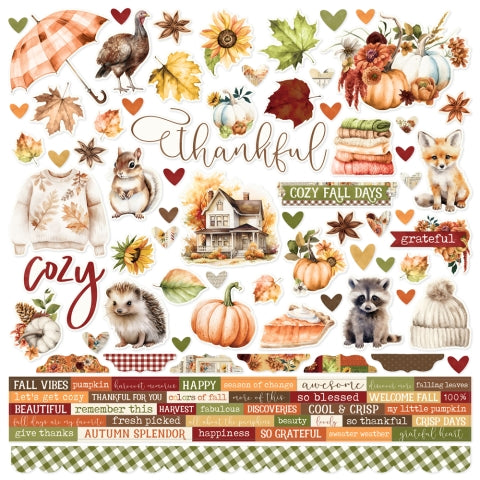 SIMPLE VINTAGE AUTUMN BREEZE Collection Kit - Simple Stories