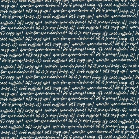 WARM & FUZZY - 12x12 Double-Sided Patterned Paper - Simple Stories