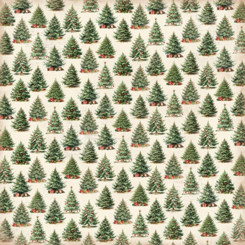 WAITING FOR SANTA - 12x12 Double-Sided Patterned Paper - Simple Stories