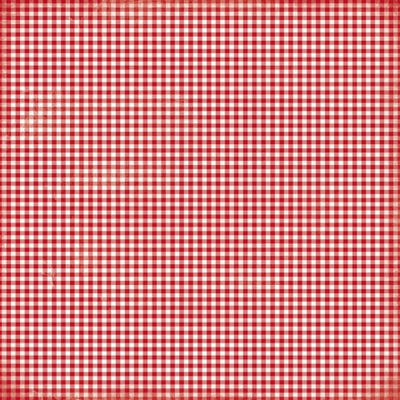 CANDY CANE GINGHAM - 12x12 Double-Sided Patterned Paper - Simple Stories