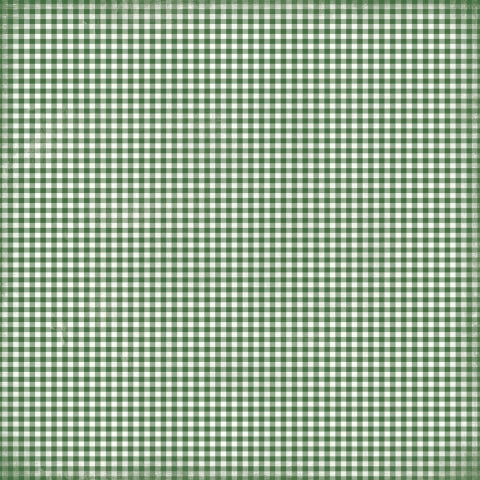 EVERGREEN GINGHAM - 12x12 Double-Sided Patterned Paper - Simple Stories