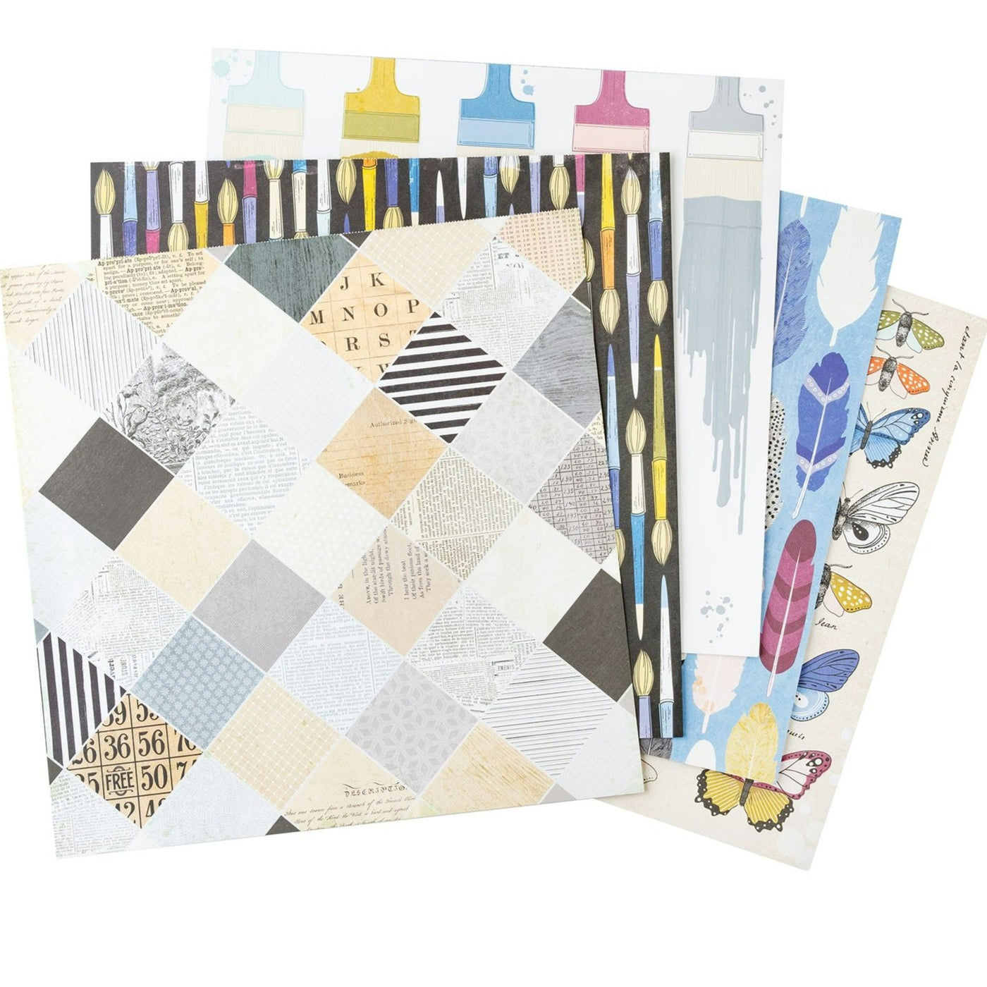 DISCOVER & CREATE - 12x12 Paper Pad - 48 Sheets - Vicki Boutin
