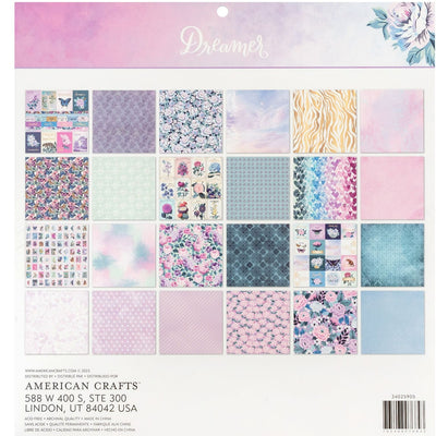 Twenty-four sheets of floral, plaid, striped, and more will inspire your paper crafting. Versatile for card making and crafts. 12x12 inch.