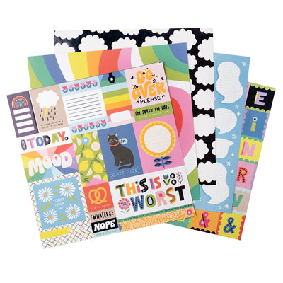 WHATEVS - 12x12 Paper Pad - 24 Sheets - American Crafts