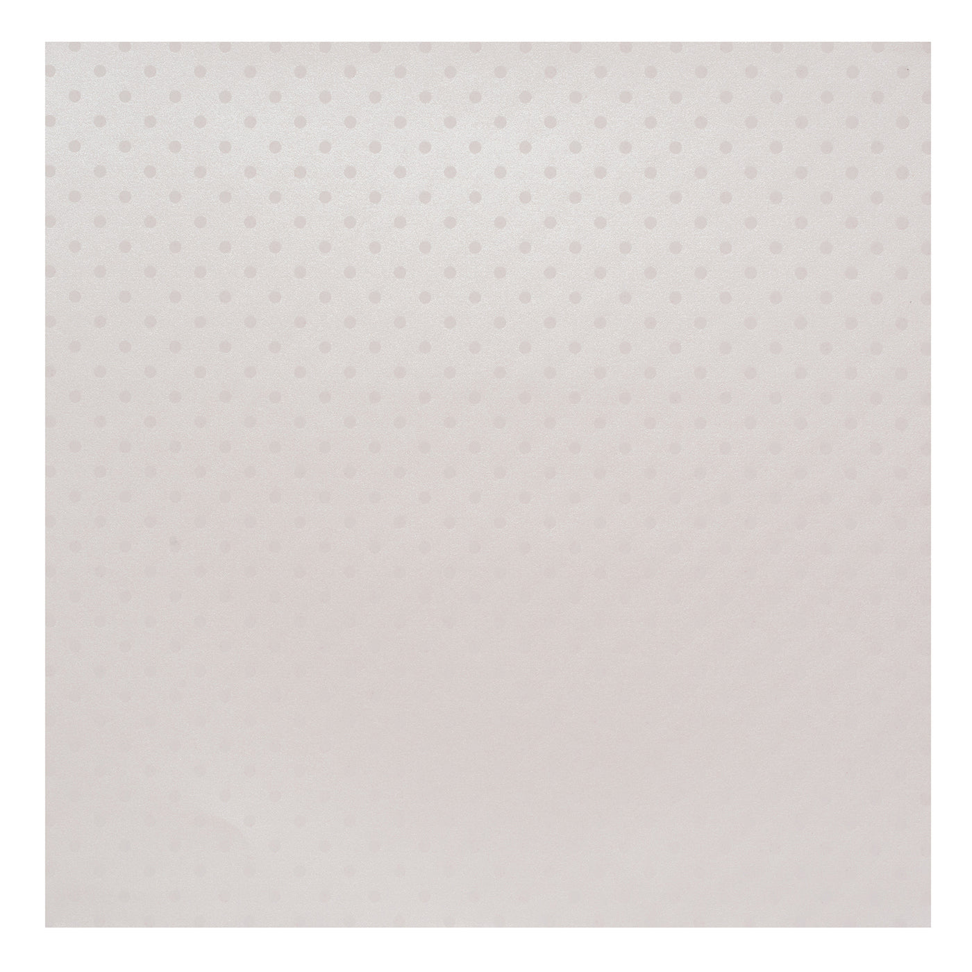 White dots on white, pearlescent 12x12 cardstock by Core'dinations.  White reverse. Archival quality and acid-free.