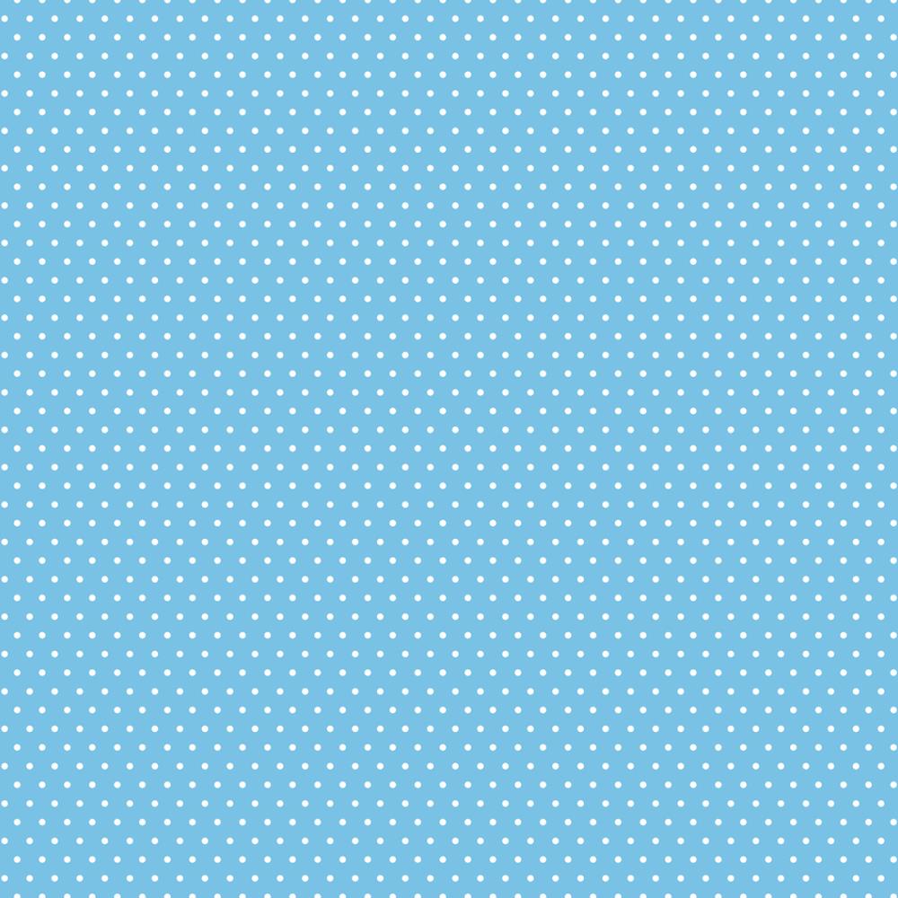 Blue background with small white polka dots