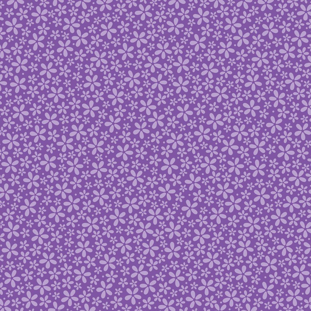 PURPLE FLOWER - 12x12 Patterned Cardstock - Core'dinations