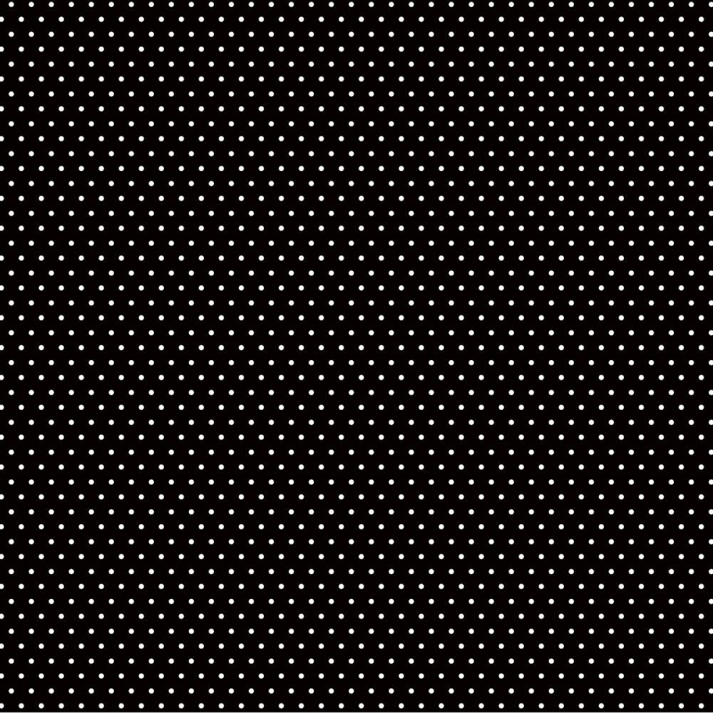 Black background with white polka dots
