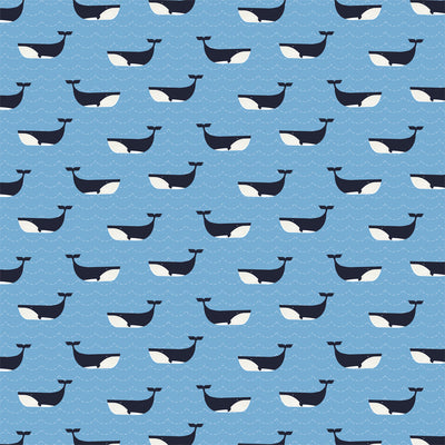 DEEP BLUE SEA BORDER STRIPS - 12x12 Double-Sided Patterned Paper - Carta Bella