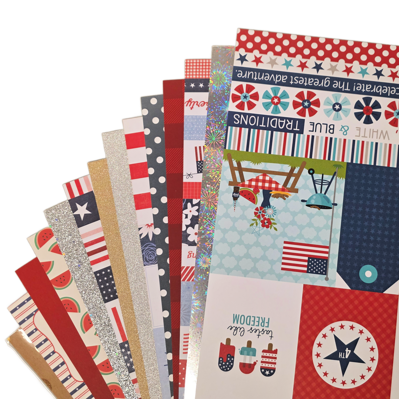 4TH OF JULY Patterned Paper Variety Pack - 31 Sheets