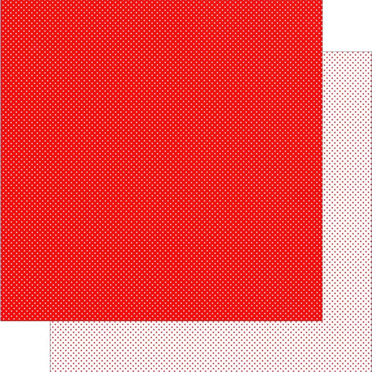 RUBY SWISS DOT - 12x12 Double-Sided Cardstock - Doodlebug Design – The ...