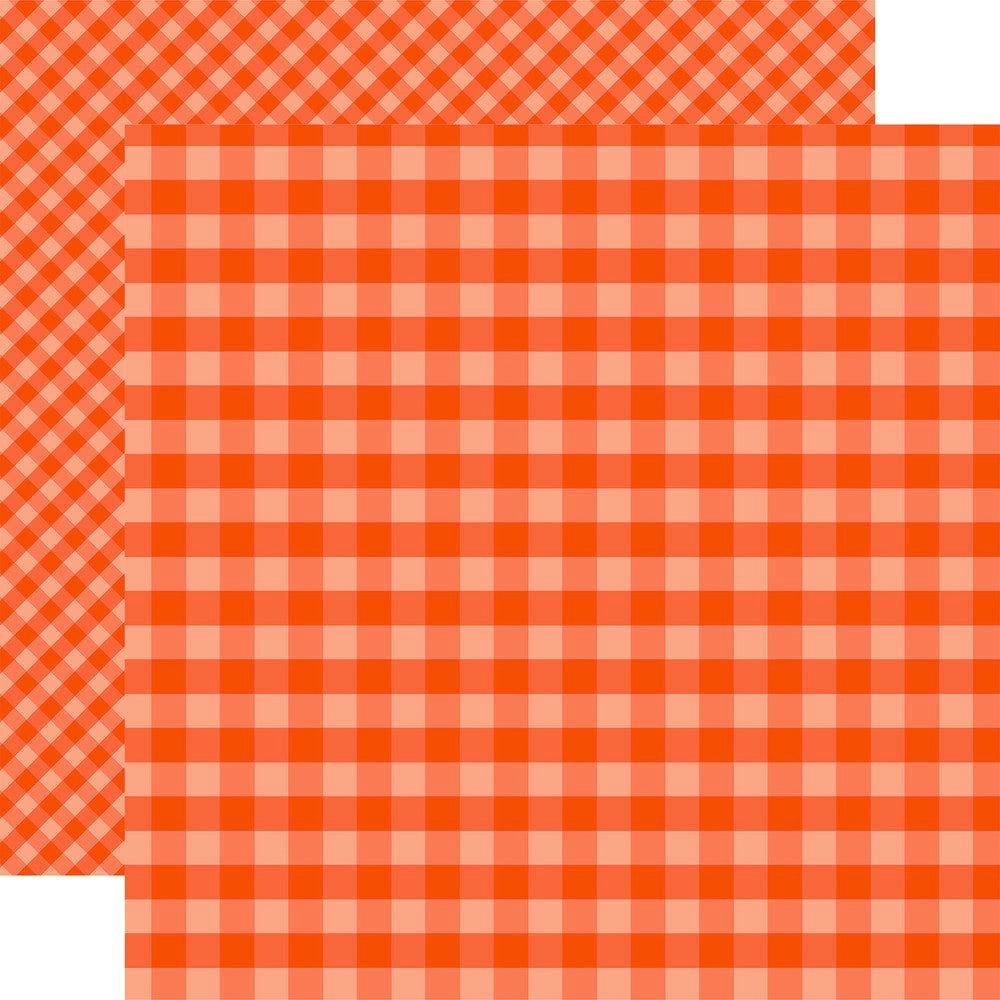 Multi-Colored (Side A - red gingham pattern, Side B - red gingham with smaller, diagonal pattern)