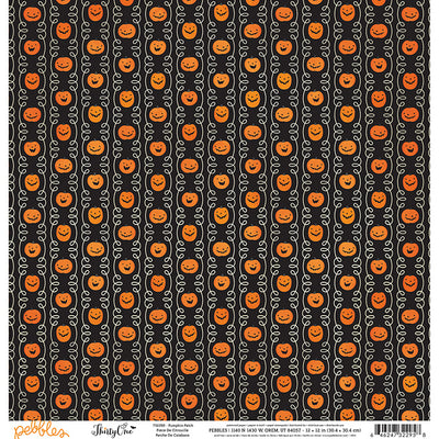 PUMPKIN PATCH - 12x12 Double-Sided Patterned Paper - Pebbles