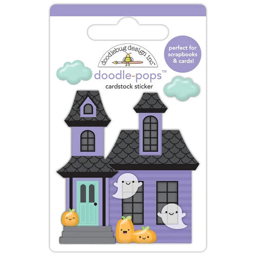 HAUNTED MANOR Shaker-Pops - 3D Sticker - Doodlebug Design