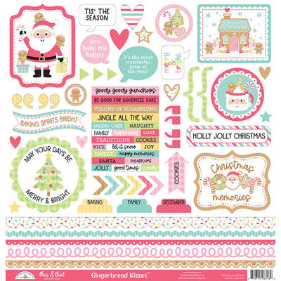 GINGERBREAD KISSES 12x12 Collection Kit - Doodlebug Design