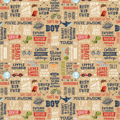 THAT'S MY BOY - 12x12 Double-Sided Patterned Paper - Echo Park