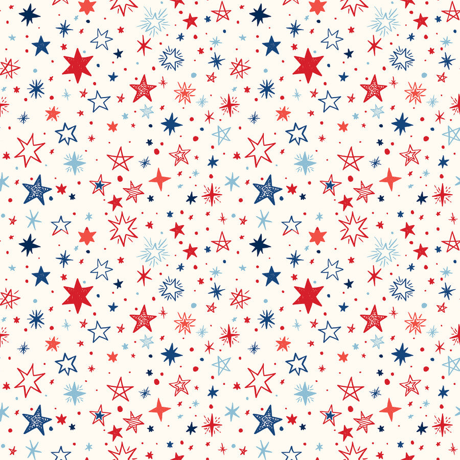 4X6 AMERICA JOURNALING CARDS - 12x12 Double-Sided Patterned Paper - Echo Park