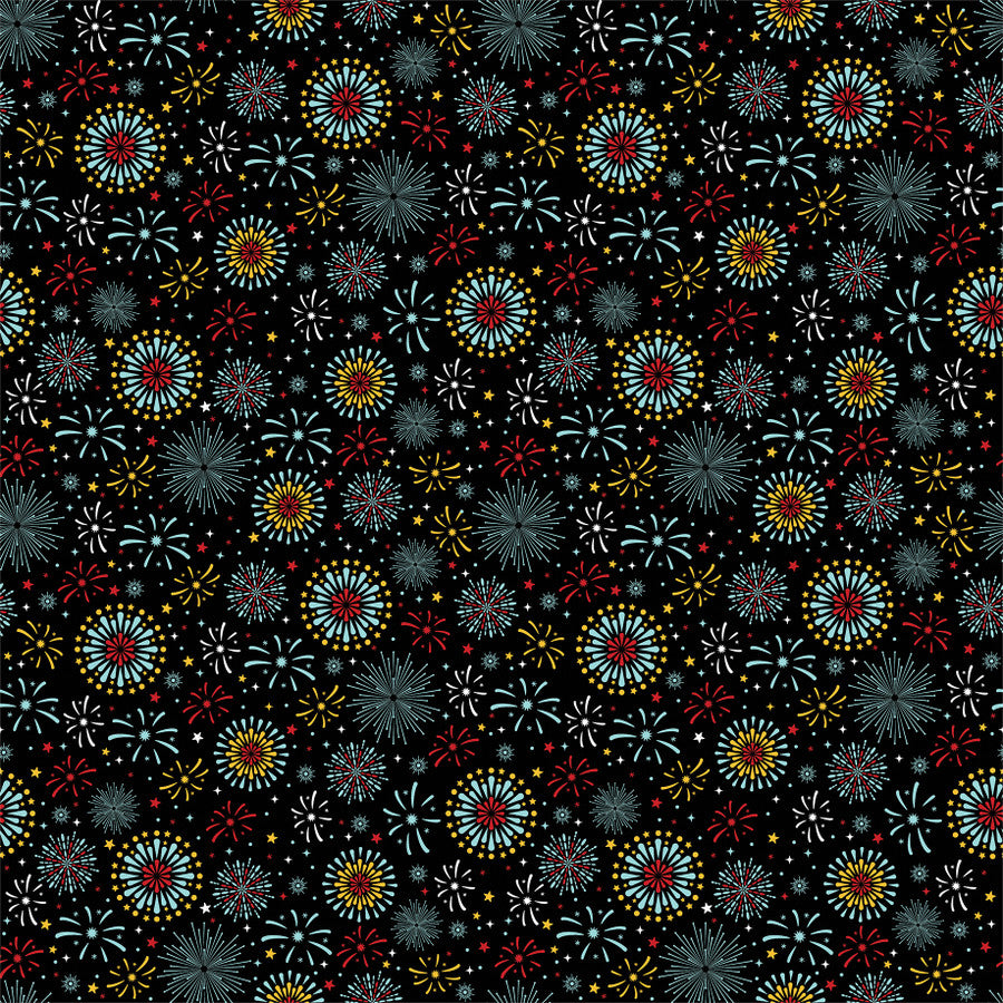 FIREWORKS - 12x12 Double-Sided Patterned Paper - Echo Park
