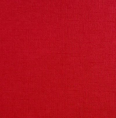 ALL AMERICAN RED - Textured Red 12x12 Cardstock - Encore Paper