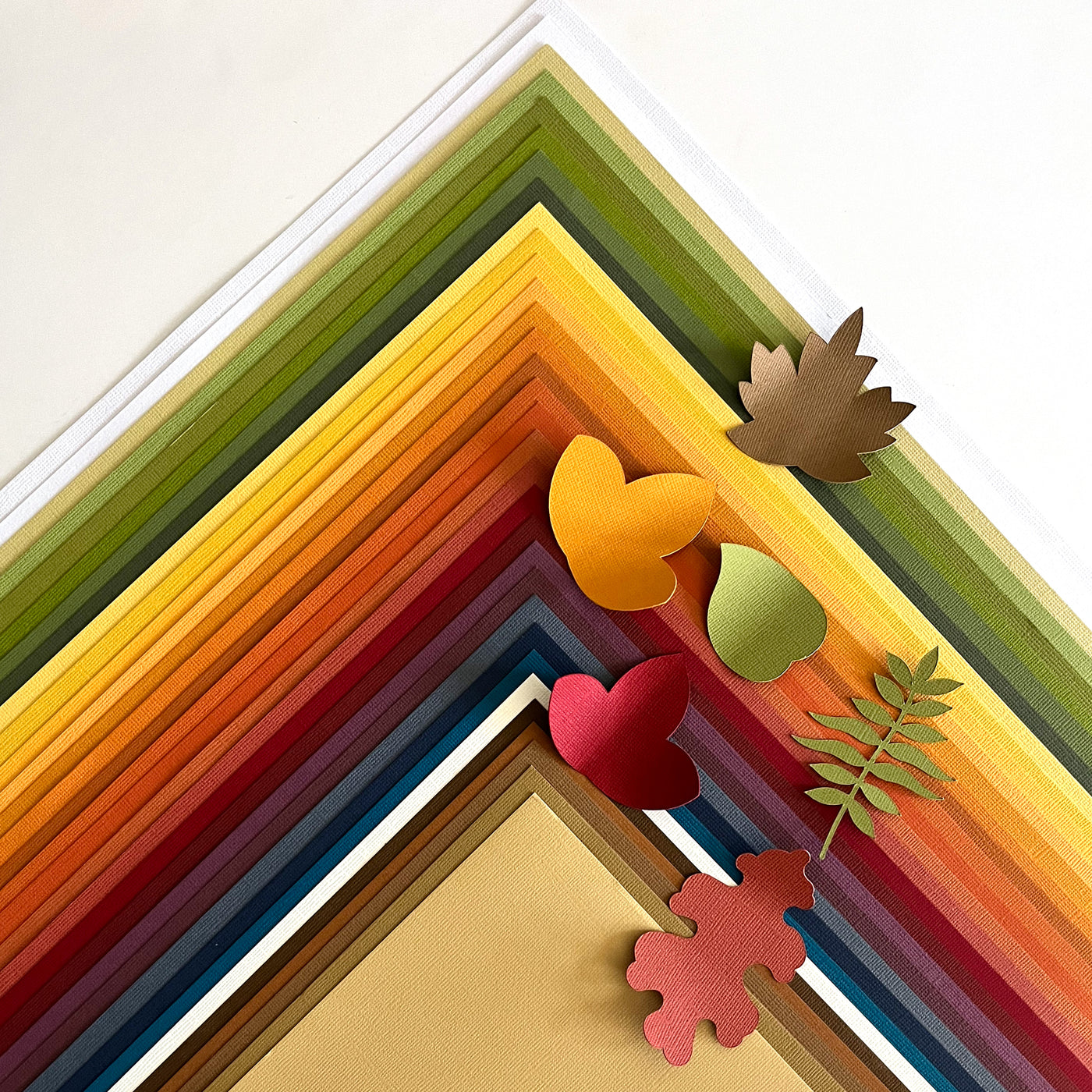 Autumn Cardstock Colors by Encore | Cardstock Variety Packs – The 12x12 ...