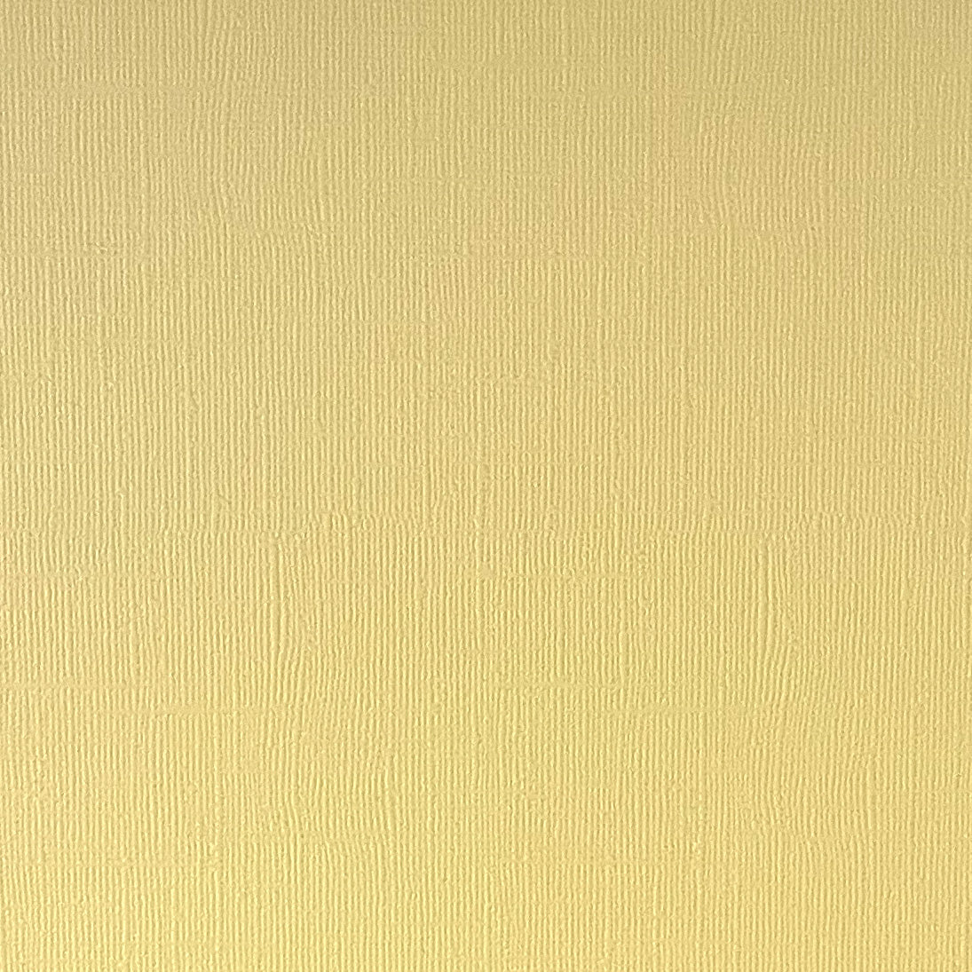 BANANA PUDDING - Light Yellow Textured 12x12 Cardstock - Encore Paper