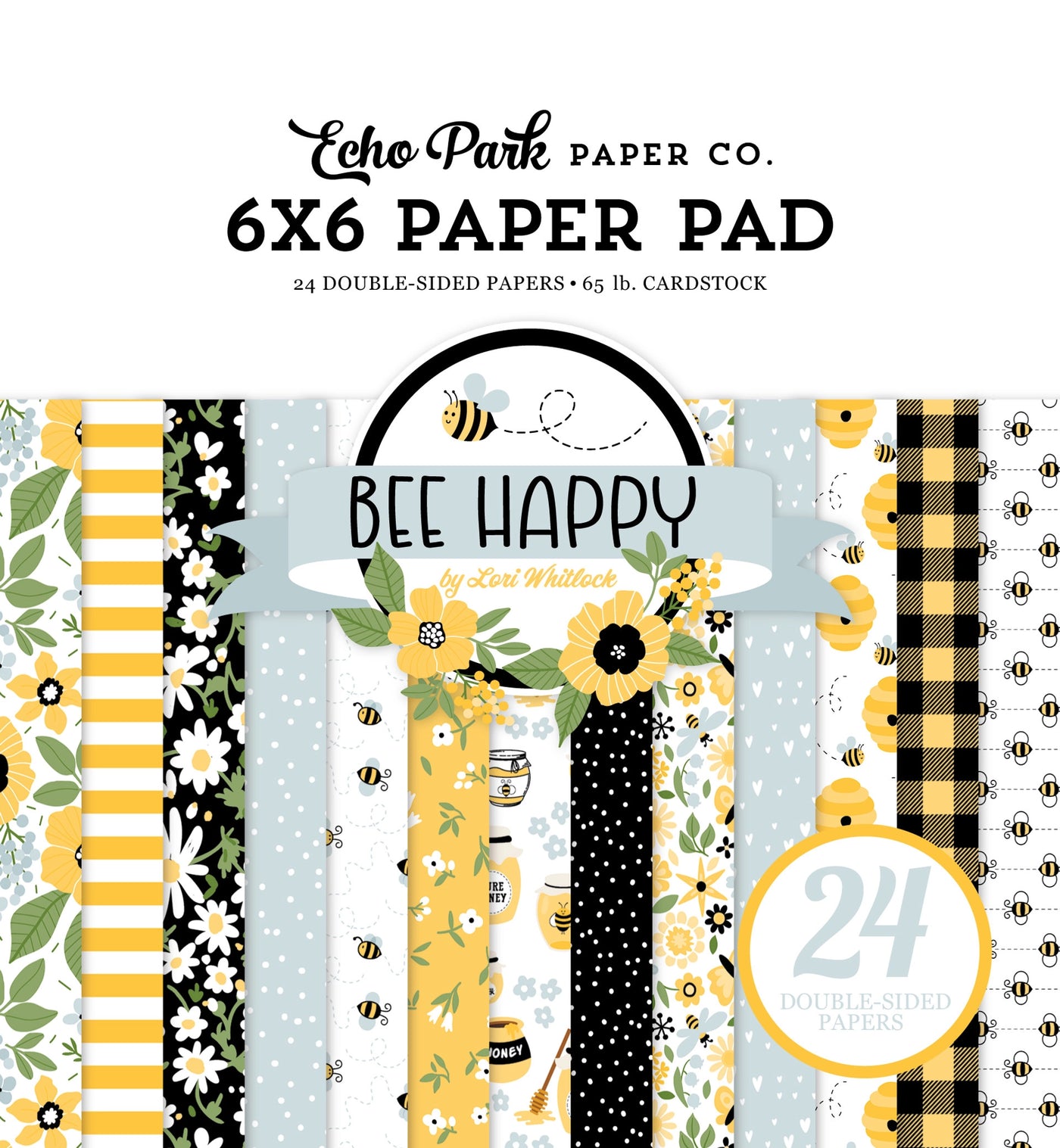 BEE HAPPY 6x6 Paper Pad - Echo Park