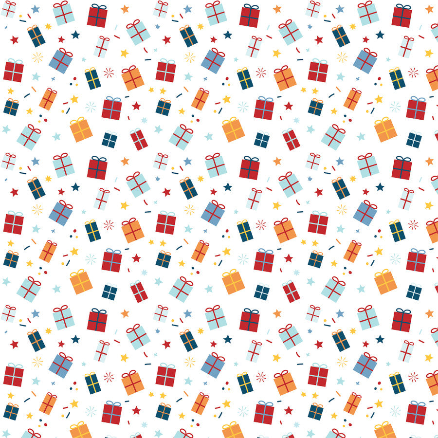 PILES OF PRESENTS - 12x12 Double-Sided Patterned Paper - Echo Park