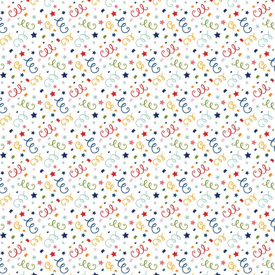 BIRTHDAY SALUTATIONS  4X3 JOURNALING CARDS - 12x12 Double-Sided Patterned Paper - Echo Park